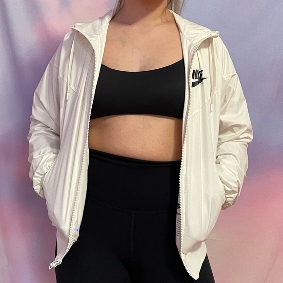 Nike Windrunner Jacket White - Picture 12 of 13